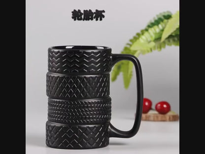 Tire Shaped Large Coffee Mug Creative Novelty